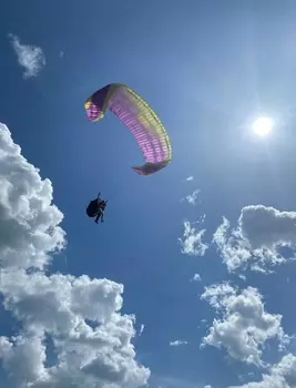 Подарочный сертификат «Полет на параплане» (от 10 минут и более, 1 человек)