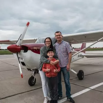 Подарочный сертификат «Полет на самолете для троих Мячково» (20 минут, От 1 до 3 чел.)