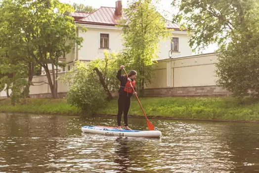 Подарочный сертификат «Прогулка на Сап доске» (1 час 30 минут, 1 человек)