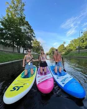 Подарочный сертификат «Прогулка на сапах по каменному острову» (2 часа, 1 человек)