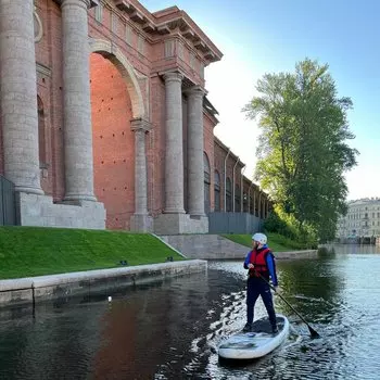 Подарочный сертификат «Прогулка на сапах у Новой Голландии» (2 часа, 1 человек)