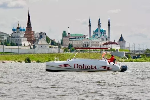 Подарочный сертификат «Речная прогулка по Казани на моторной яхте» (1 час, От 1 до 11 чел.)