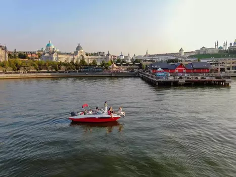 Подарочный сертификат «Речная прогулка по Казани на скоростном катере» (1 час, От 1 до 5 чел.)
