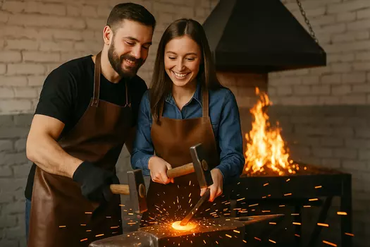 Подарочный сертификат «Романтическое свидание в кузнице» (3 - 3,5 часа, 2 человека индивидуально)