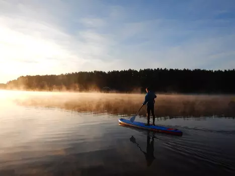 Подарочный сертификат «SUP прогулка Рассвет» (90 минут, 1 человек в составе группы)