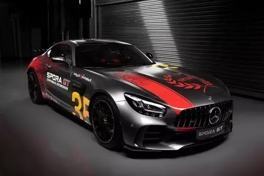 Подарочный сертификат «Заезд на автомобиле Mercedes-Benz AMG GT R» (Пакет №2, 1 человек)