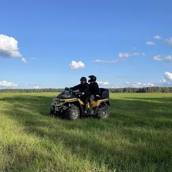 Подарочный сертификат «Заезды на квадроциклах Премиум» (30 минут (в группе), От 1 до 2 чел.)