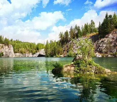 Подарочный сертификат «Жемчужина Карелии - Рускеала» (1 день Пакет Стандартный, 1 человек)