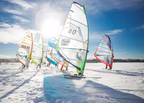 Подарочный сертификат «Зимний виндсерфинг» (1 час, 1 человек)