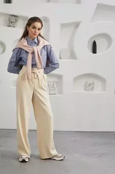 Брюки арт.P1121002 Цвет: Молочный