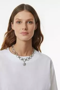 Чокер арт.C-11134 Цвет: Серебро