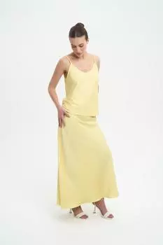 Юбка в бельевом стиле арт.SS25/S/3SK/002/YE Цвет: Светло-желтый