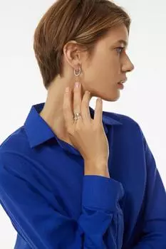 Кольцо арт.С-11123 Цвет: Серебро