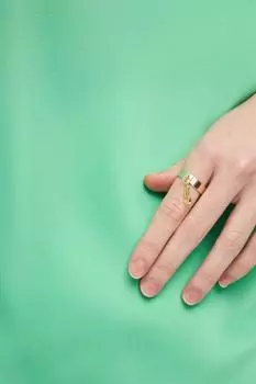 Кольцо арт.С-1190 Цвет: Серебро