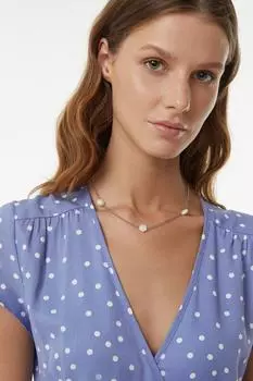 Колье арт.C-1193 Цвет: Серебро