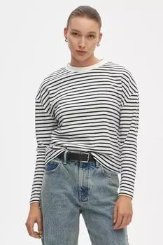 Лонгслив арт.B0822017W Цвет: Черно-Белый