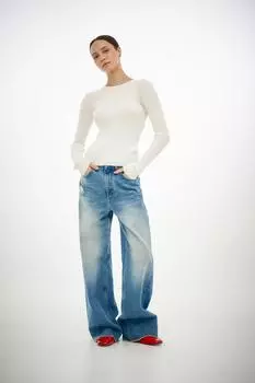 Лонгслив арт.S24/K/LS/013/WH Цвет: Белый