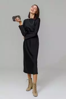 Платье арт.D0620006 Цвет: Черный