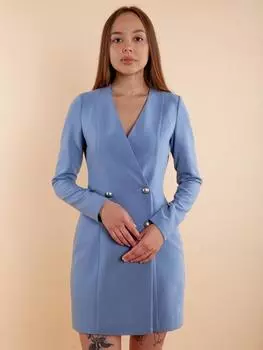 Платье арт.D0917001 Цвет: Голубой