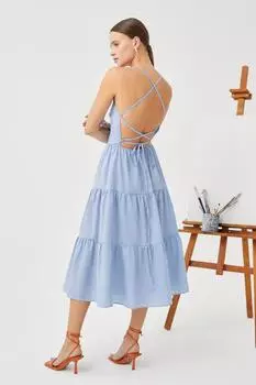 Платье арт.D1121005 Цвет: Голубой