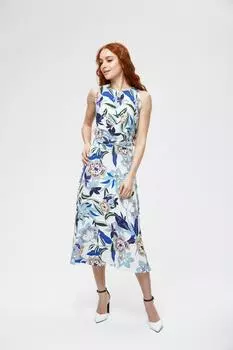 Платья арт.D0221001 Цвет: Белый / Синий