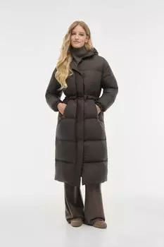 Пуховик для уикенда арт.FW24/O/DCH/006/DBR Цвет: Темно-коричневый