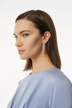 Серьги арт.C-12129 Цвет: Серебро