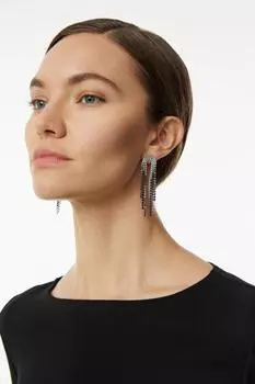 Серьги арт.C-12139 Цвет: Черный