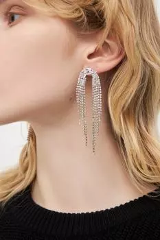 Серьги арт.C-13005 Цвет: Серебро