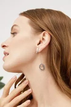 Серьги арт.С128 Цвет: Серебро