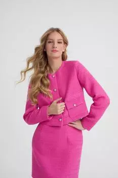 Жакет timeless elegance арт.SS25/S/JC/005/FU Цвет: Фуксия