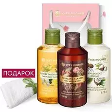 Набор «Плезир Натюр» с полотенцем в подарочной упаковке Yves Rocher