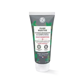 Очищающая Поры Маска с Углем с Перечной Мятой БИО