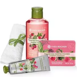 Трио «Малина &amp; Мята» с полотенцем Yves Rocher