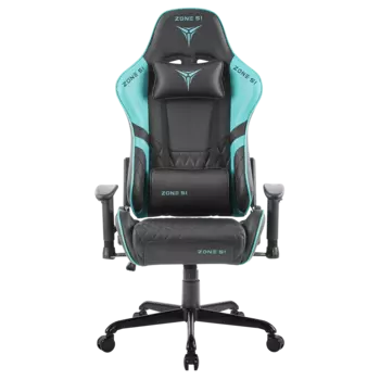 Кресло компьютерное ZONE 51 CLUBPOINT Black-Cyan