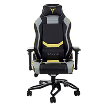 Кресло компьютерное ZONE 51 Cyberpunk YG Yellow-grey