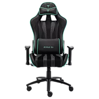 Кресло компьютерное ZONE 51 GRAVITY Black-Cyan