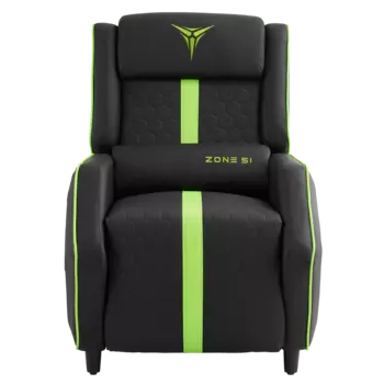 Кресло-софа компьютерное ZONE 51 RIDER Black-Green