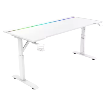 Стол компьютерный ZONE 51 RUNWAY 160 White