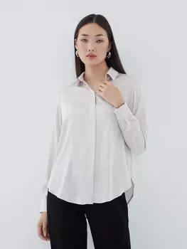 Атласная блузка