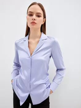 Атласная блузка