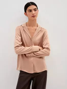 Атласная блузка