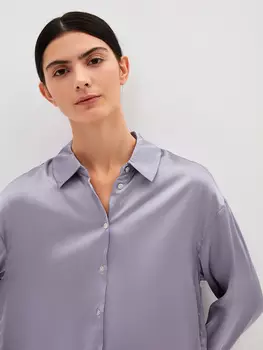 Атласная блузка