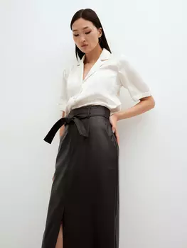 Атласная блузка