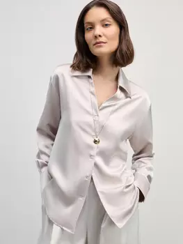 Атласная блузка