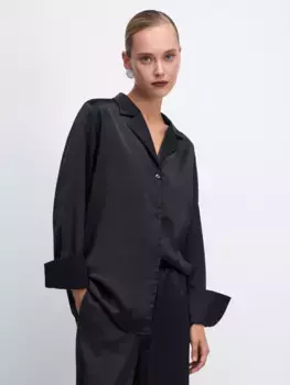 Атласная блузка