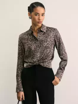 Атласная блузка