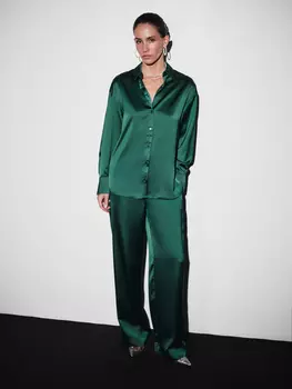 Атласные брюки