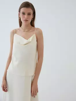 Атласный топ