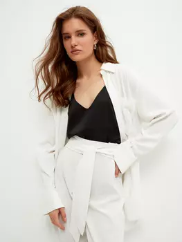 Атласный топ